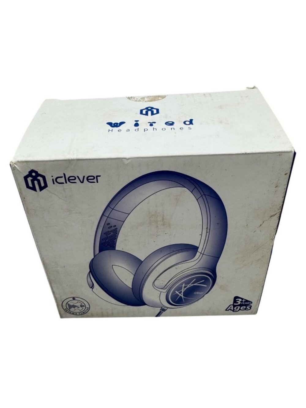 iClever Wired Headphones IC-HS26 Kids Safe Volume Durable Foldable Ages 3+ READ
